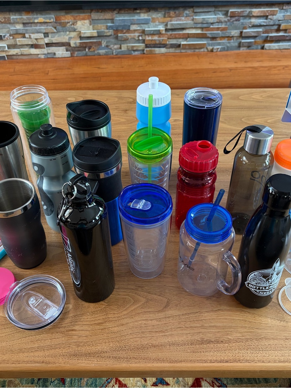 Assorted Travel Tumblers & Water Bottles